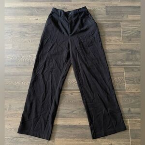 H&M Black Trousers with Elastic Back Waistline